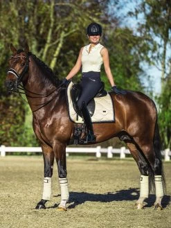 PS Of Sweden Minna Sleeveless Polo Shirt Lemon -Equestrian Supplies Sale 178719461 origpic 8f1d29