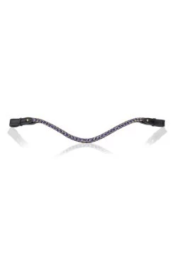 Utzon Equestrian Elegant Browband Sapphire