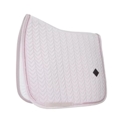 Kentucky Velvet Pearls Dressage Saddle Pad Soft Rose