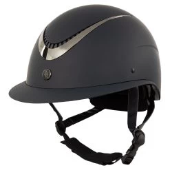 BR Equestrian Theta Plus Helmet Navy/Gunmetal