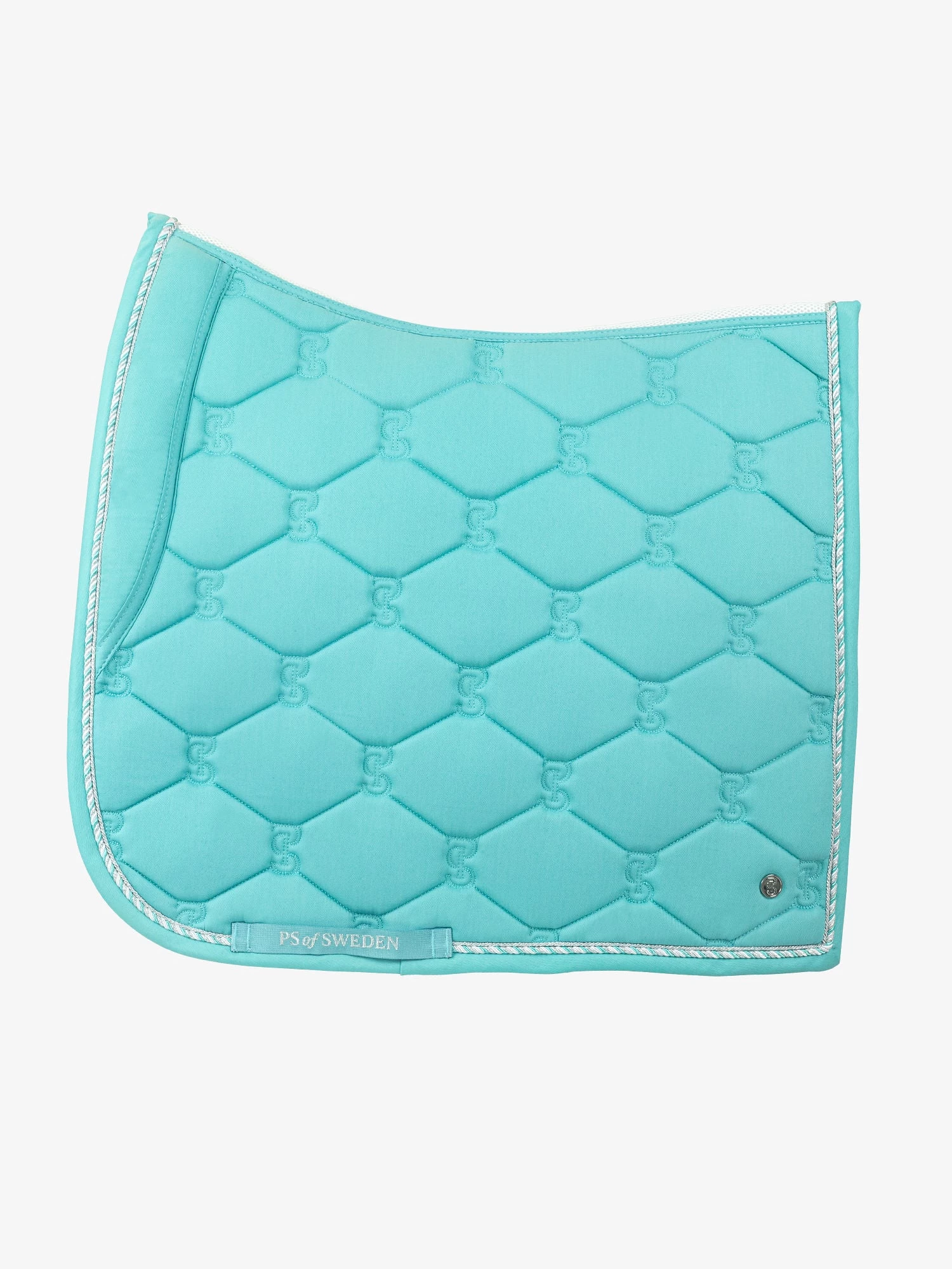 PS Of Sweden Cotton Signature Dressage Saddle Pad Turquoise 1 PS Of Sweden Cotton Signature Dressage Saddle Pad Turquoise