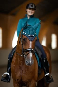 Equestrian Stockholm Ear Bonnet Aurora Blues 6 Equestrian Stockholm Ear Bonnet Aurora Blues -Equestrian Supplies Sale MG 8871