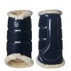 Equestrian Stockholm Fleece Brushing Boots Navy