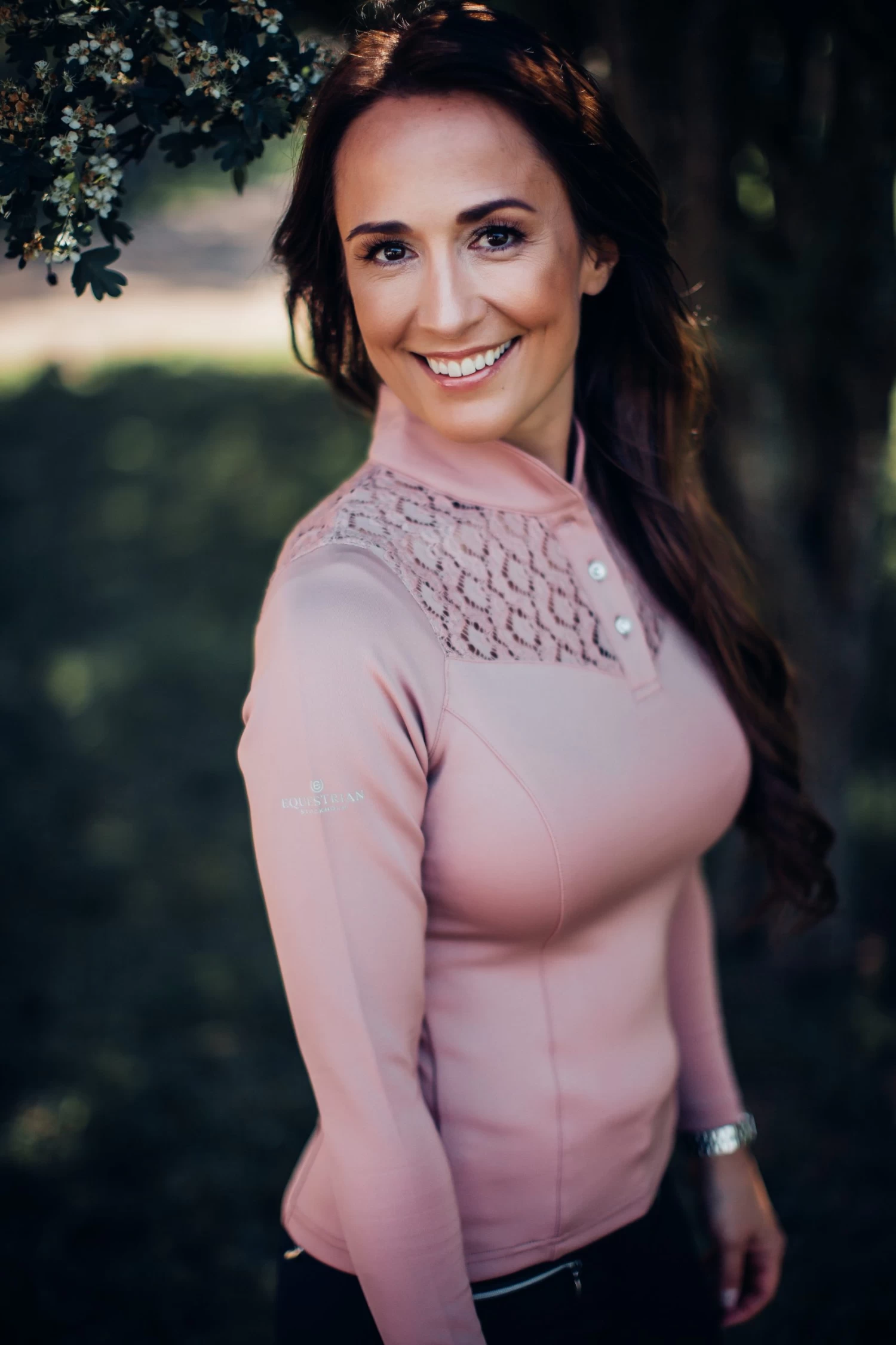 Equestrian Stockholm Champion Long Sleeve Shirt Pink 2 Equestrian Stockholm Champion Long Sleeve Shirt Pink - Image 2