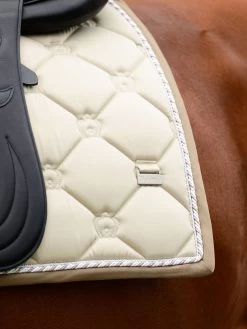PS Of Sweden Monogram Dressage Saddle Pad Sand -Equestrian Supplies Sale monogram SAND pad with beige binding 2000x 437f0296 2055 4c18 bd80 a36408c2bdf7
